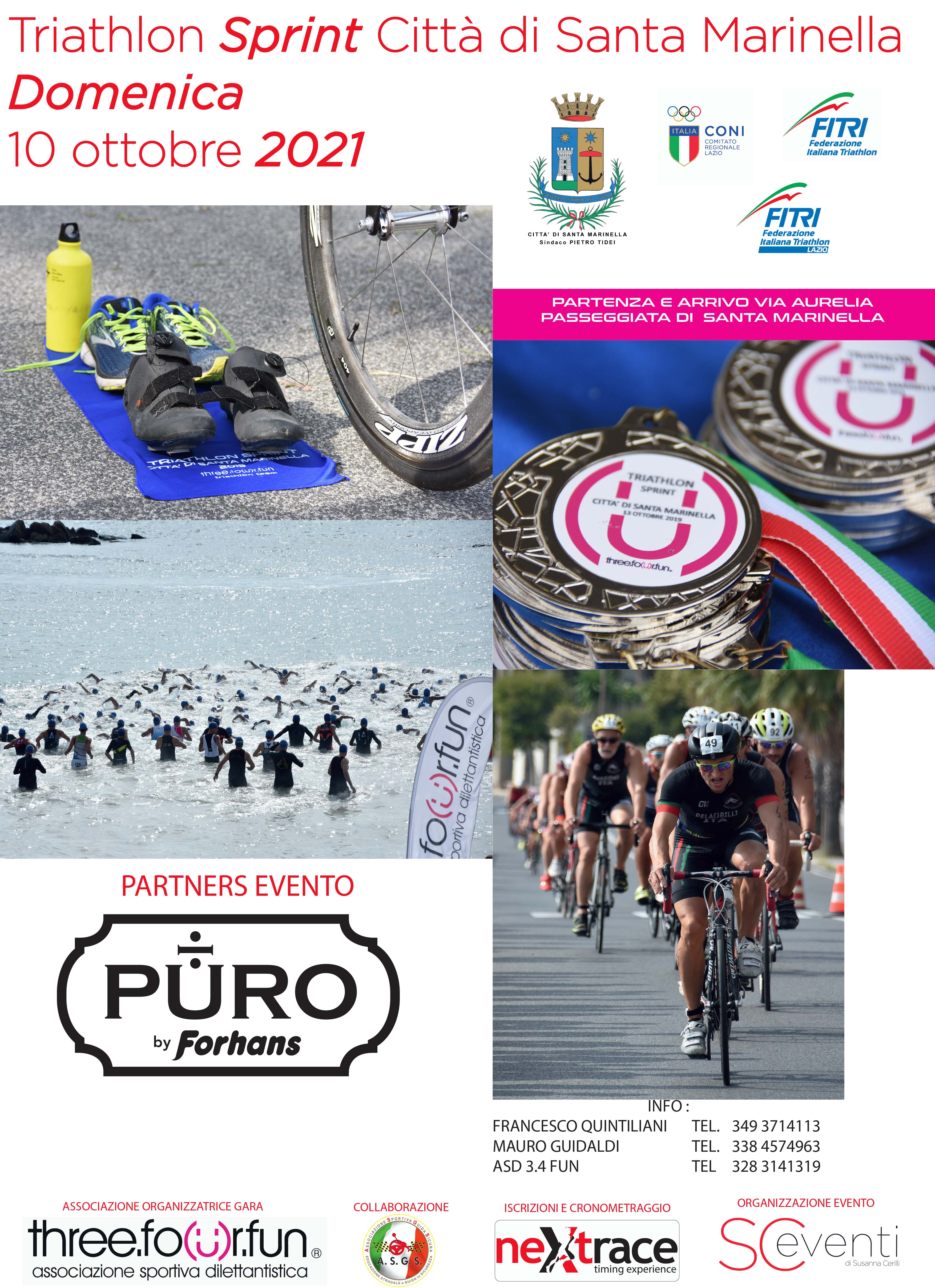 Triathlon Santa Marinella: domenica 10 ottobre c'è la 13^ edizione