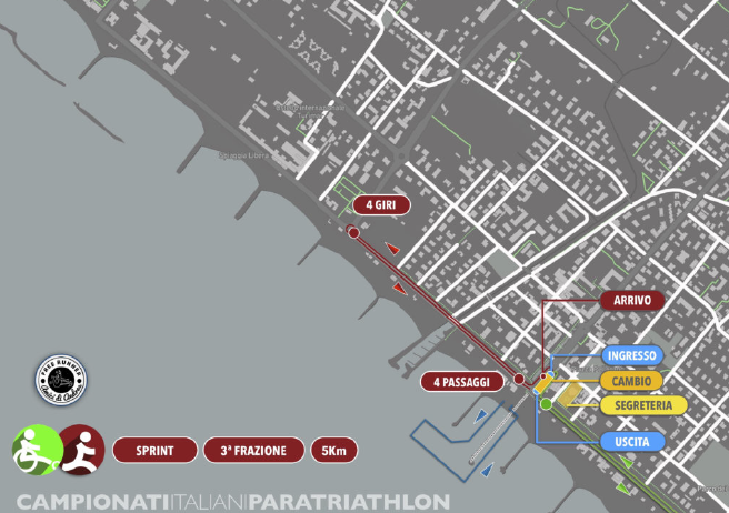 paratriathlon Massa 3 frazione