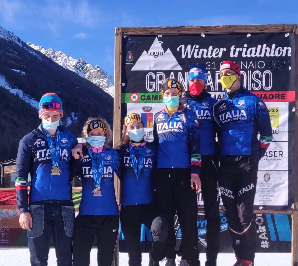 Winter Triathlon: Trisports.it Team e Granbike Triathlon tricolori a Cogne