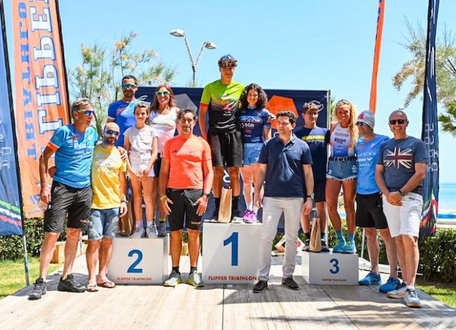 Triathlon Sprint Cupra, vincono Righetti e Bandinelli