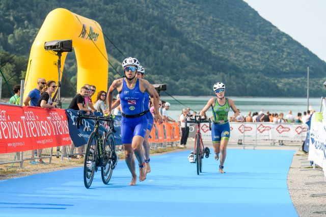 Triathlon dell’Alpago, vincono Bortolamedi e Martinelli