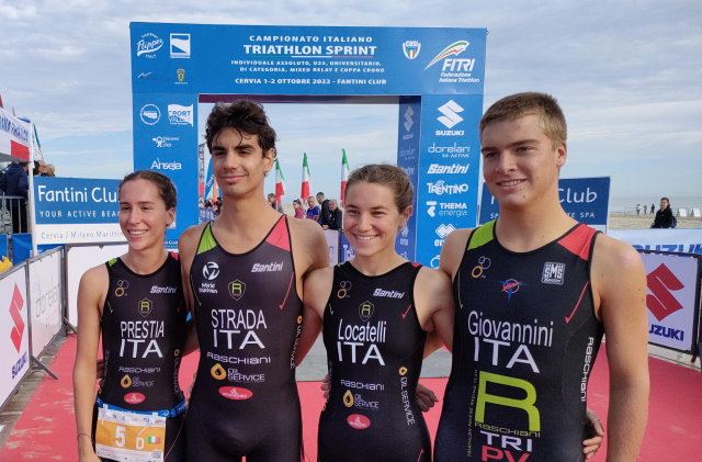 Mixed Relay, Raschiani campione d’Italia