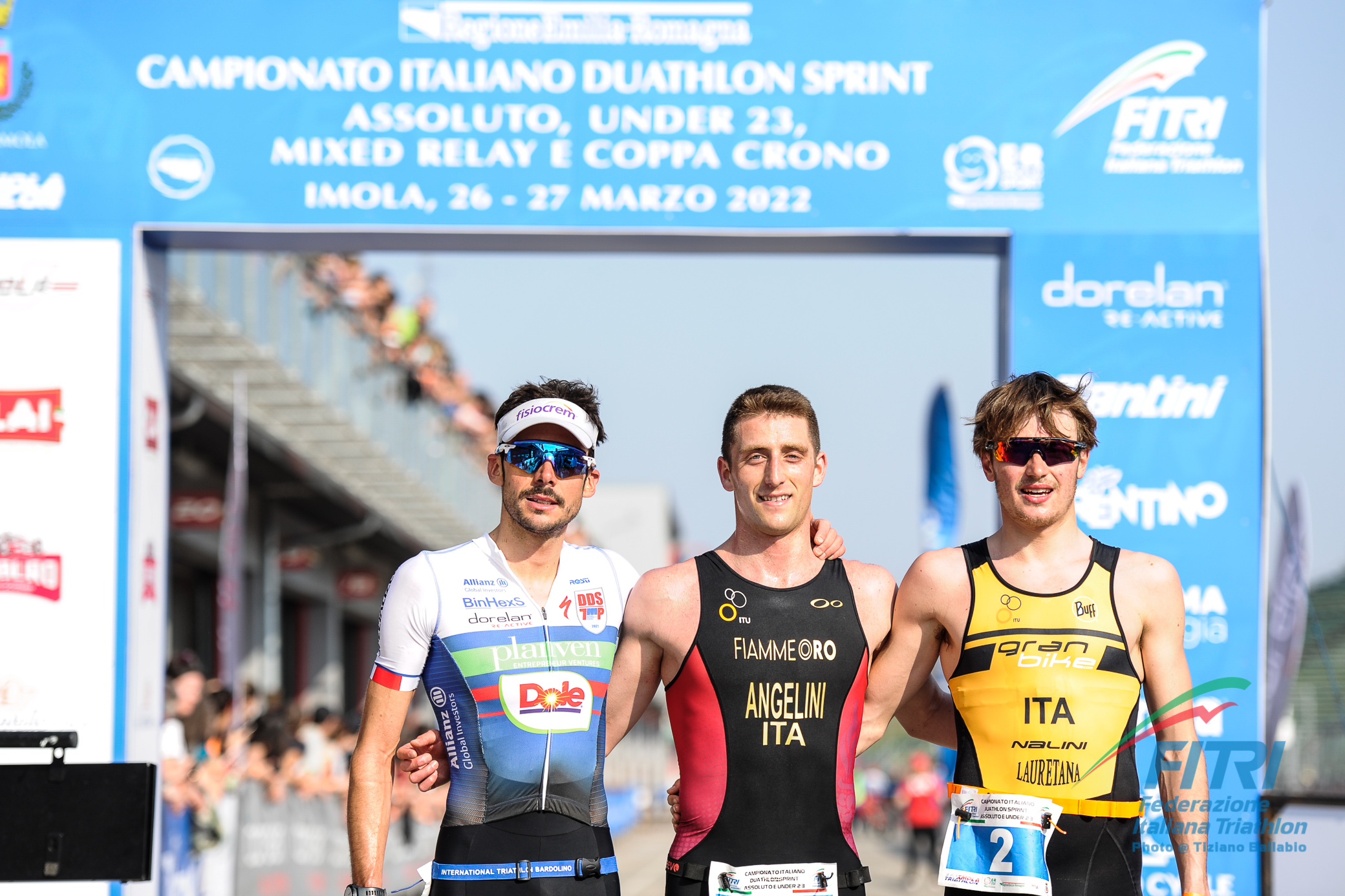 Samuele Angelini trionfa in volata ai Tricolori di Duathlon Sprint all’Autodromo di Imola 