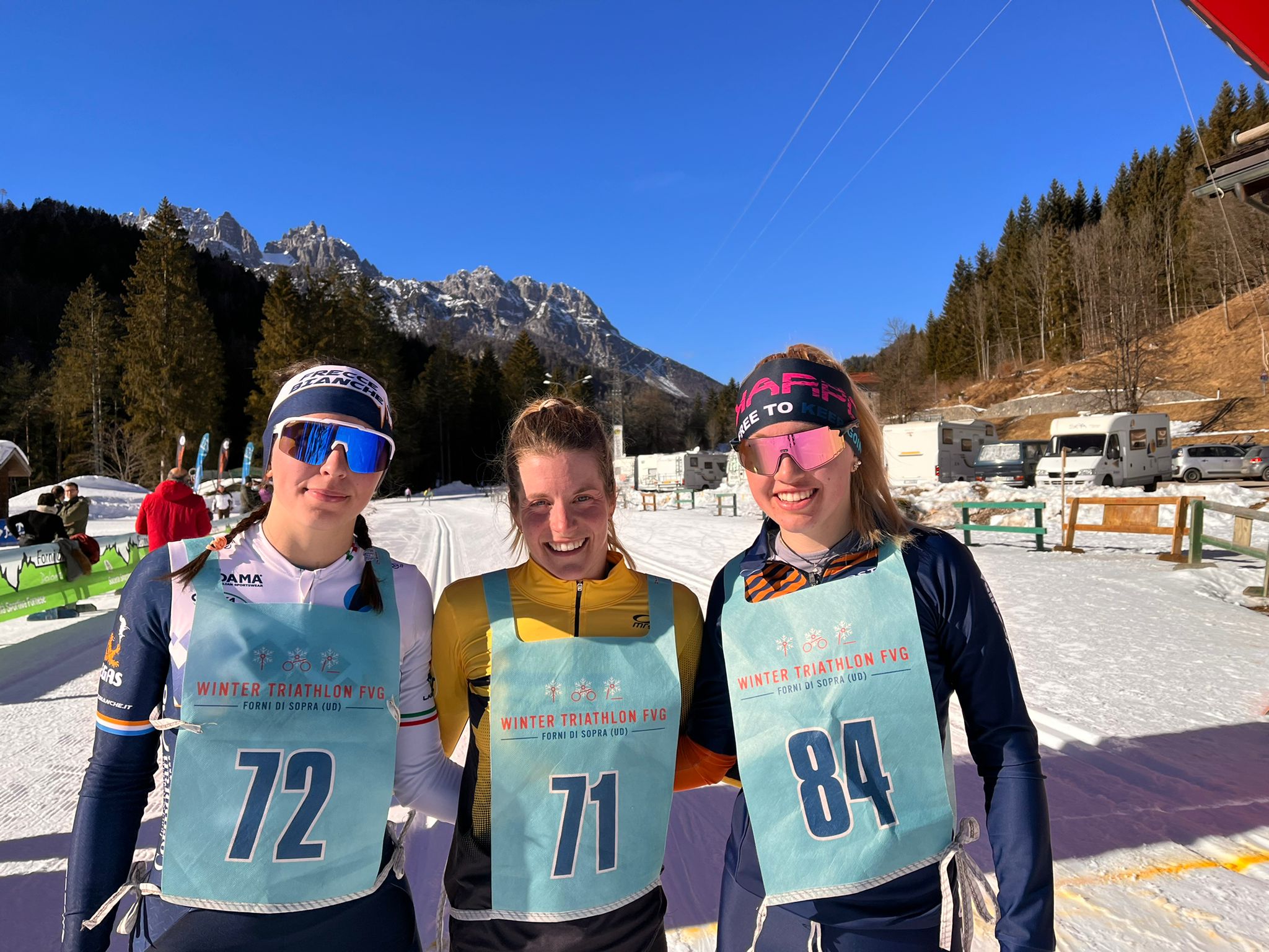 Pesavento e Mairhofer vincono a Forni di Sopra la 2^ tappa del Circuito di Winter Triathlon