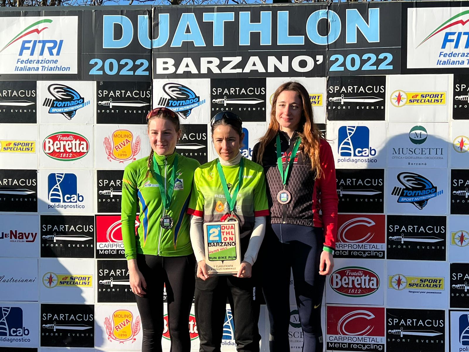 A Barzanò Alice Capone e Davide Menichelli vincono la prima tappa di Circuito Duathlon 