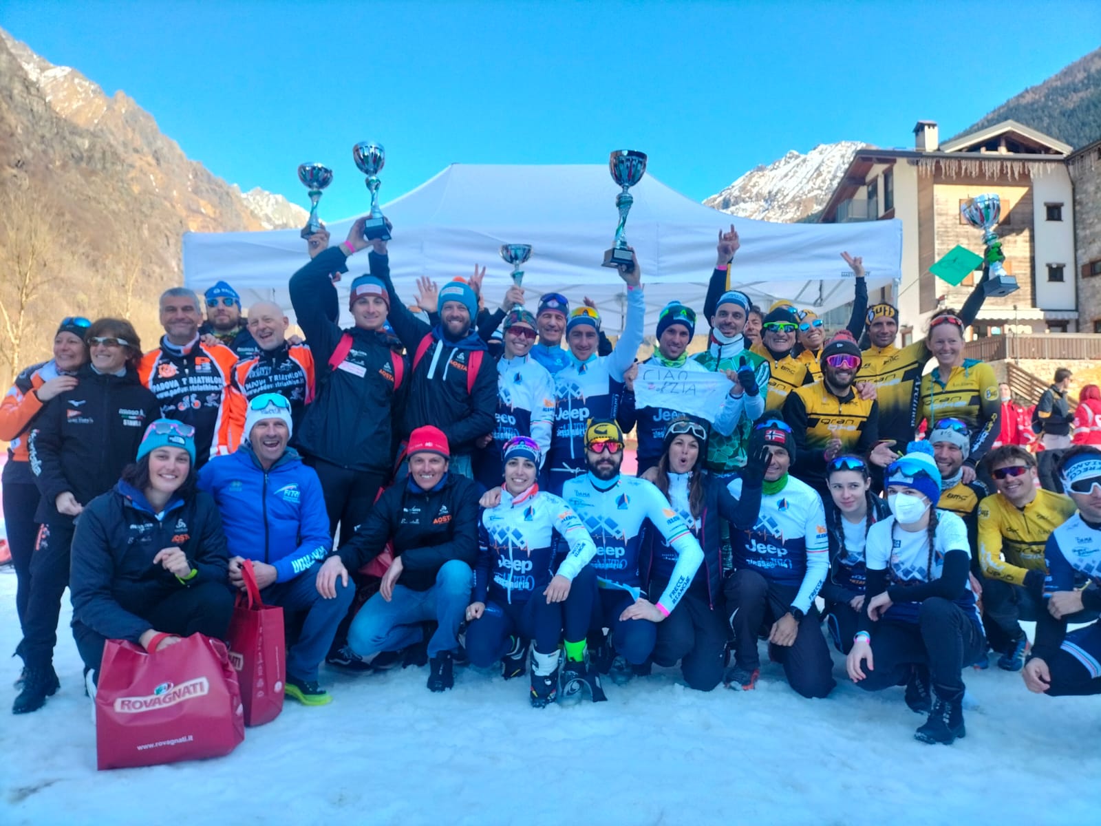 Menditto e Lamastra vincono a Valbondione, Granbike vince il primo circuito Winter Triathlon Italia 