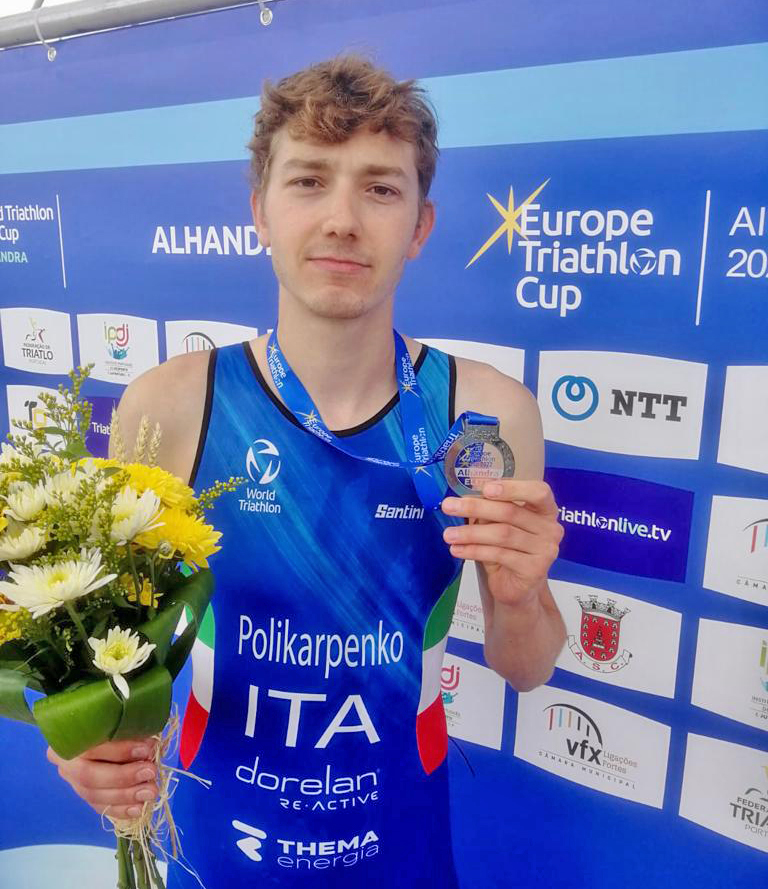 Polikarpenko d’argento all’Europe Triathlon Cup di Alhandra 