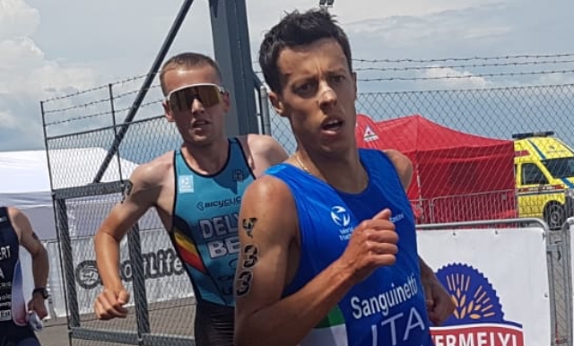 Mondiali Duathlon, Andrea Sanguinetti costretto al ritiro