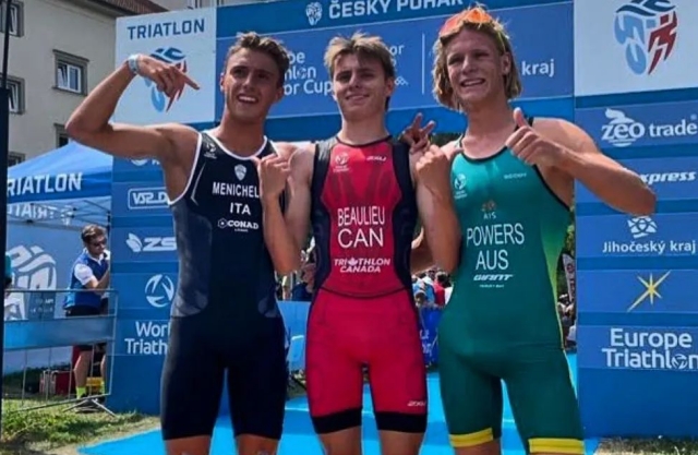 Europe Triathlon Junior Cup, Davide Menichelli d'argento