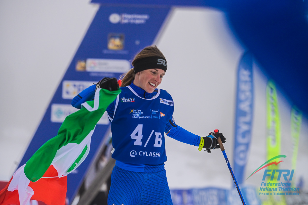 Mixed Relay di bronzo agli Europei di Winter Triathlon ad Asiago. Argento alla staffetta Junior 