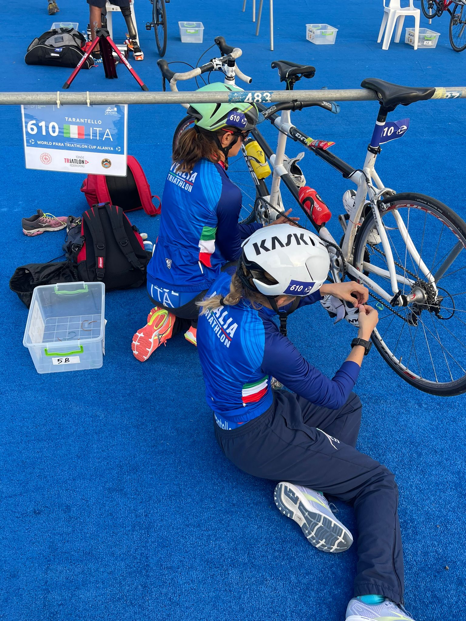 tatrantello e visaggi preparazione bike pre gara alanya 22