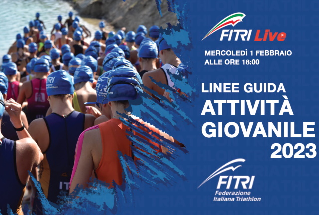 Linee guida attività giovanile, oggi presentazione su FITri Live