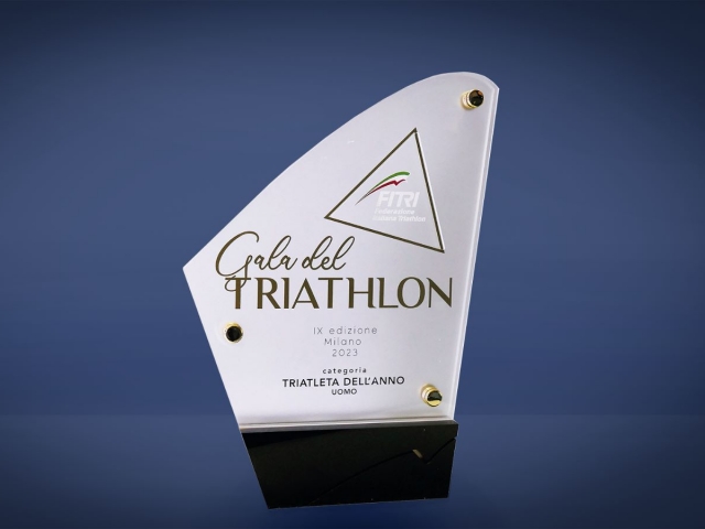 Gala del Triathlon, scopriamo il trofeo