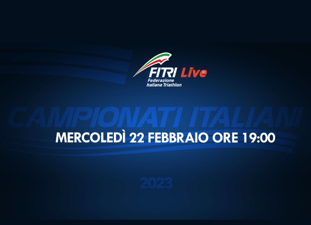 Tricolori, stasera presentazione su FITri Live