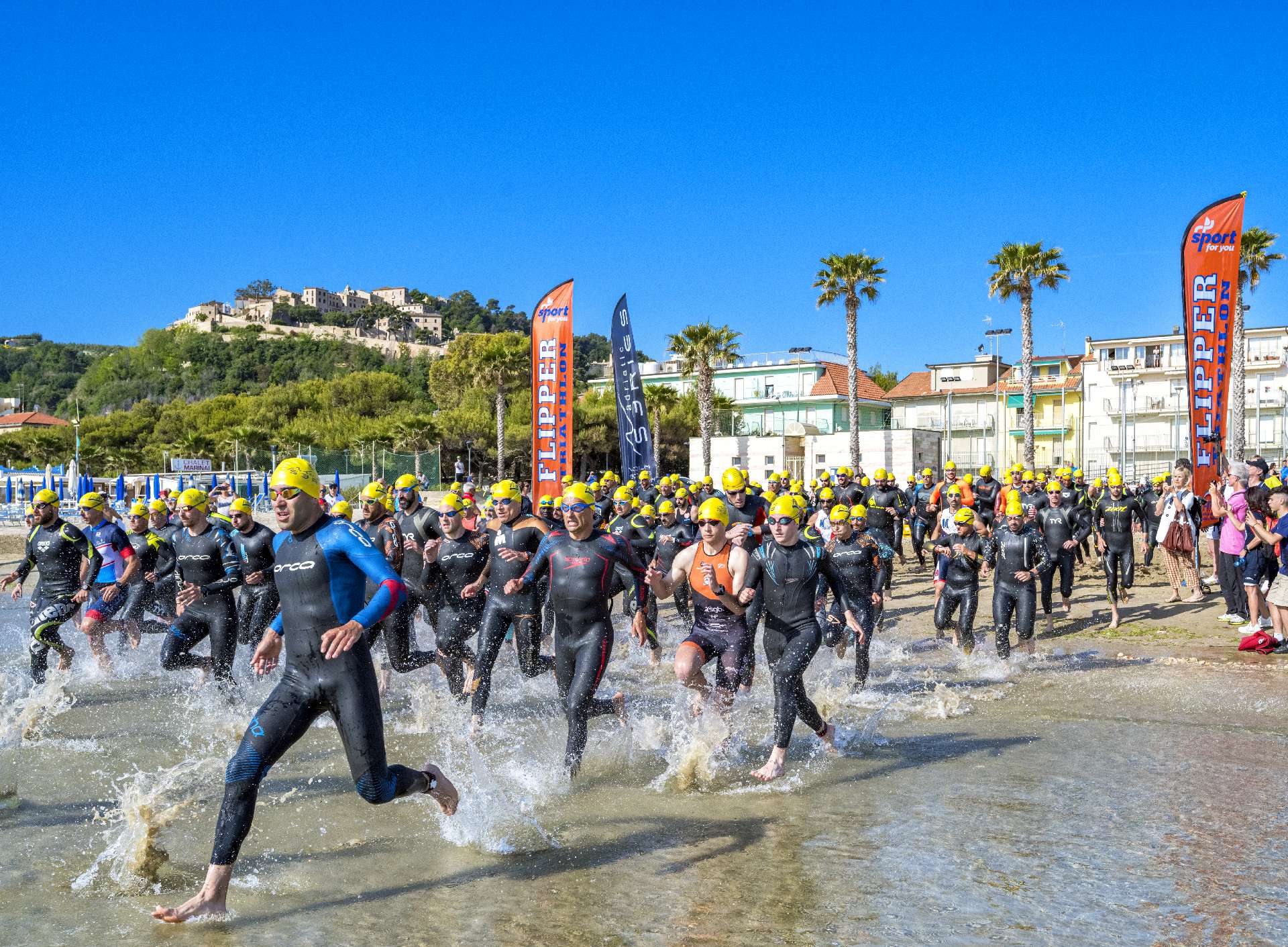Il 2° Adriatic Series Triathlon Sprint Cupra Marittima  assegna i titoli regionali di specialità