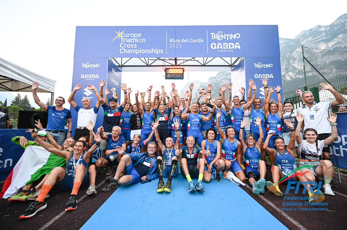 Le medaglie Age Group agli Europei Triathlon Cross a Riva del Garda