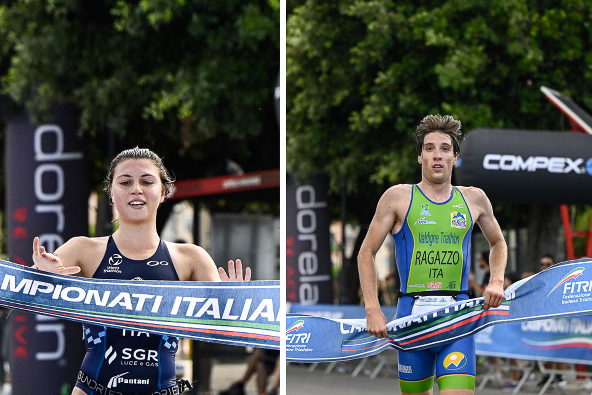 Tricolori Aquathlon: Ragazzo e Stegani Campioni Italiani all'ombra del Castello Aragonese di Taranto