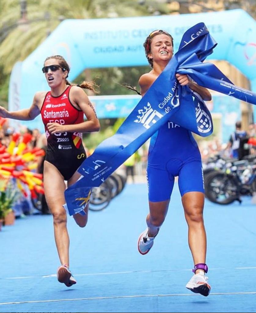 Mallozzi vince l'Europe Triathlon Cup and Mediterranean Championships Ceuta