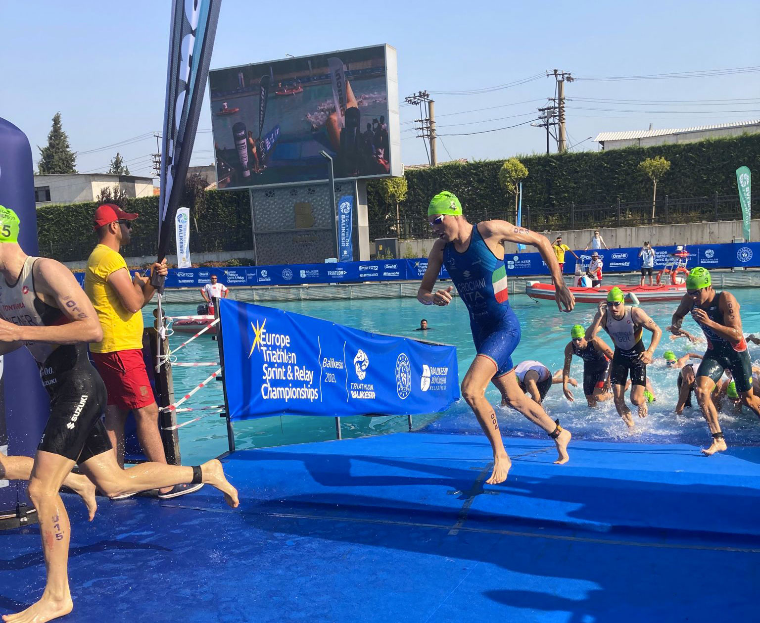 Crociani 8^, Prestia 13^, Arpinelli 14^ nell'Europe Triathlon Sprint Championships Balikesir