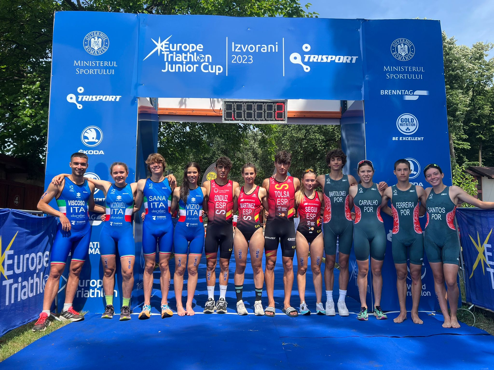 Italia d'argento nella Mixed Relay dell'Europe Triathlon Junior Cup di Izvorani