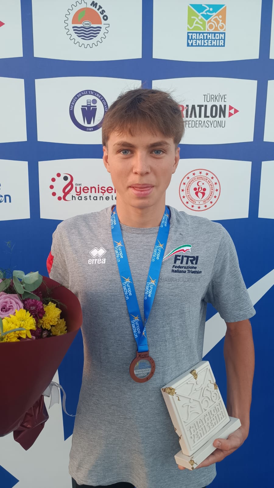 Andrea Balestreri è bronzo nell'Europe Triathlon Junior Cup Yenişehir