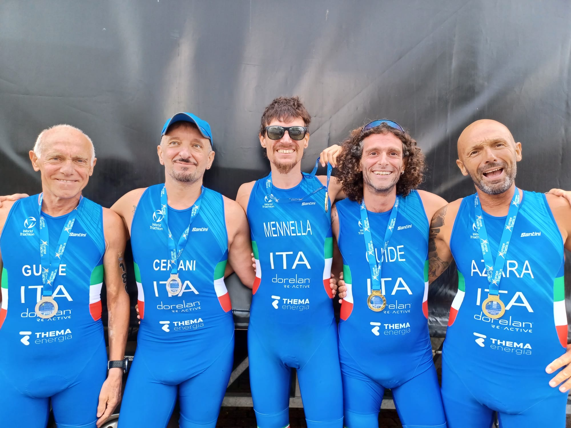 Tre medaglie dal Paratriathlon e tre dal Team Italia Age Group agli Europei di Aquathlon a Menen