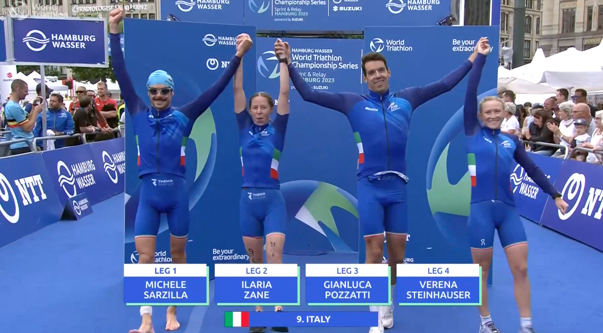 World Triathlon Mixed Relay Championships trionfo Germania, l'Italia chiude 9^