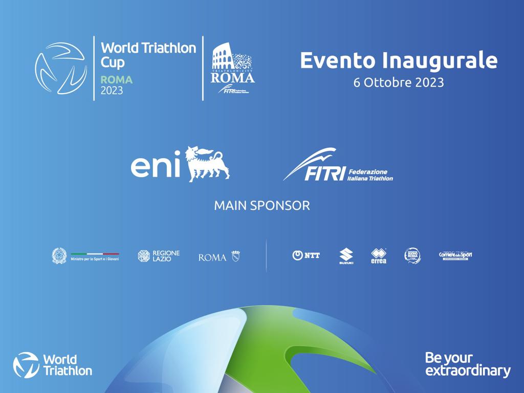 SEGUI QUI LA DIRETTA STREAMING dell'evento Inaugurale della World Triathlon Cup Roma