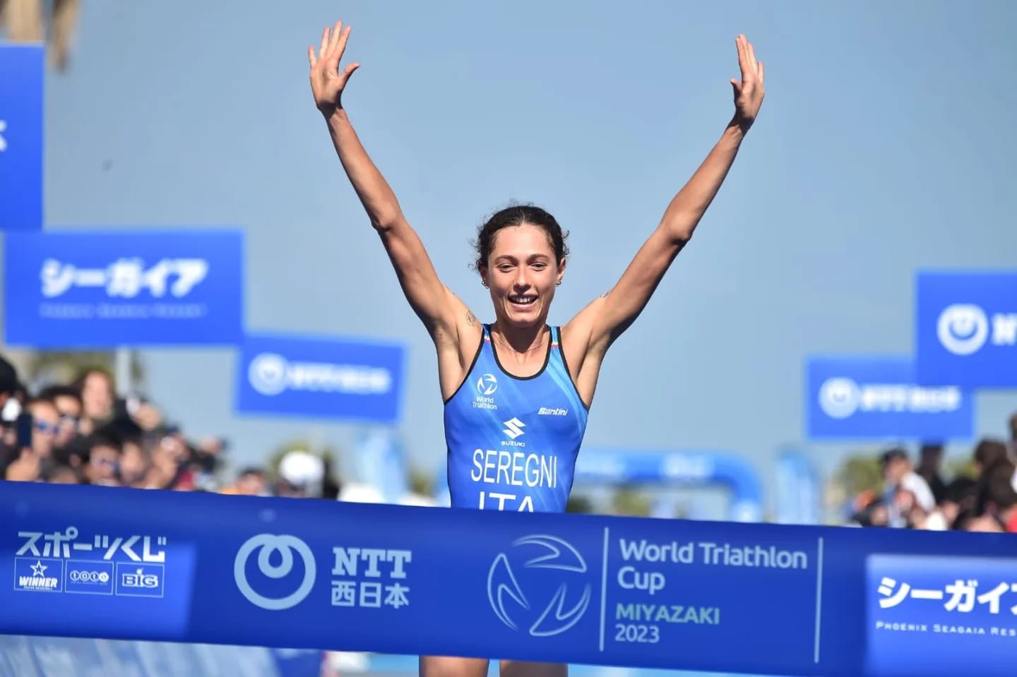 World Triathlon Cup Miyazaki, emozioni tricolori: Seregni concede il Tris d'oro in Coppa Mondo. Betto è quarta
