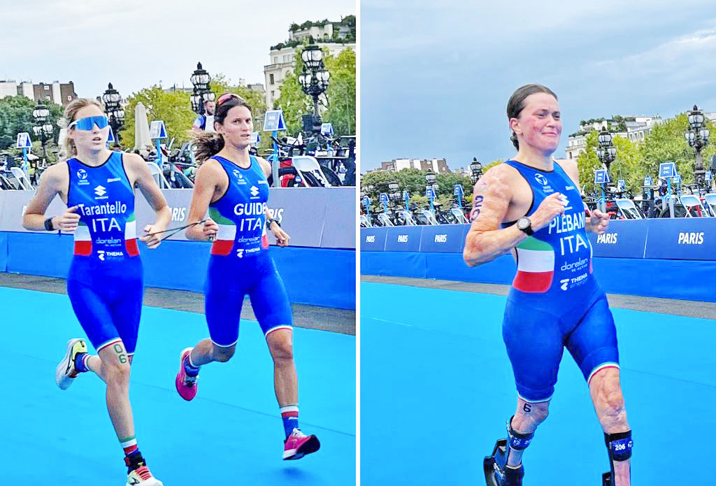 Doppio bronzo azzurro con Plebani e Tarantello nella World Triathlon Para Cup Paris