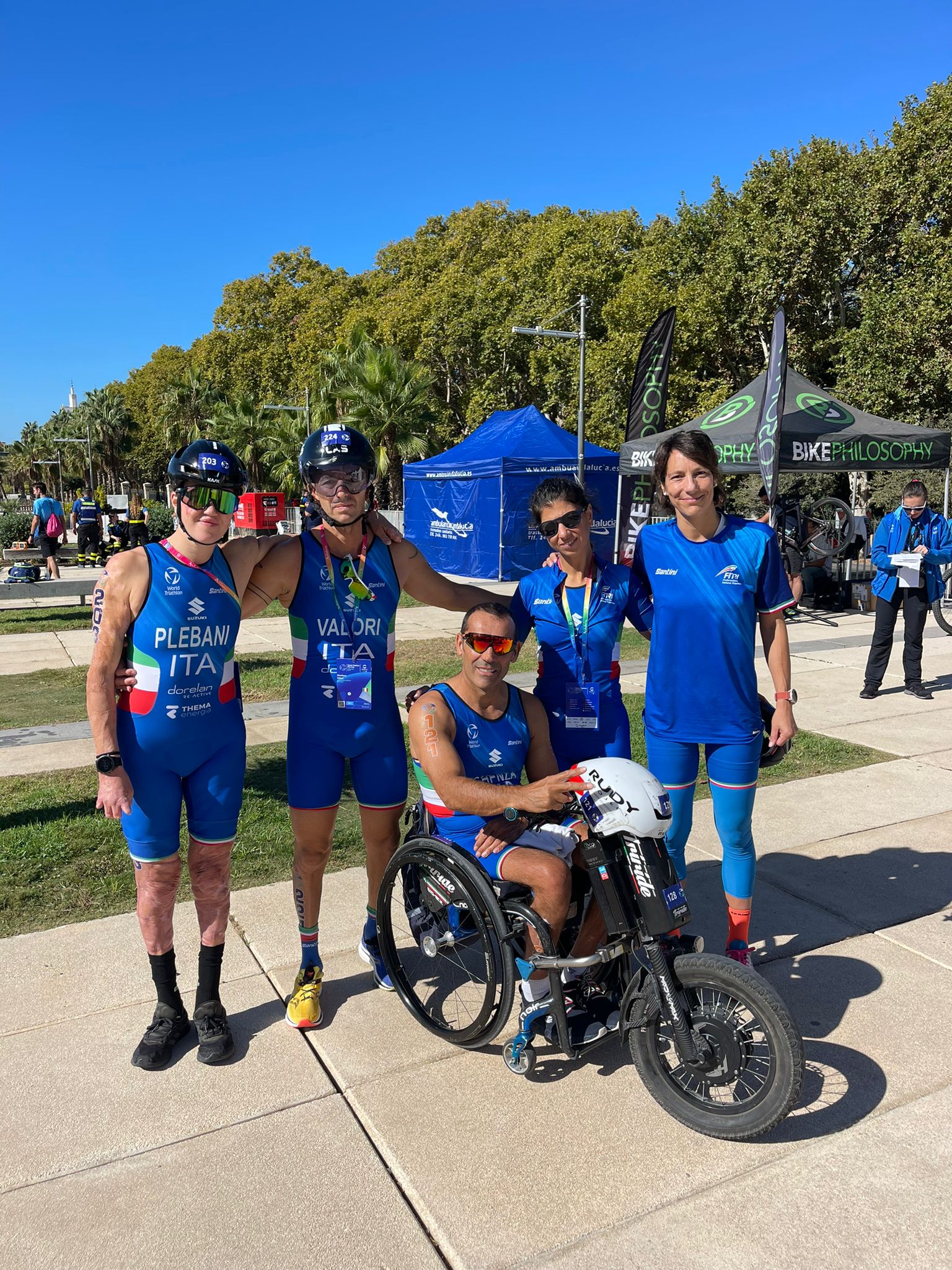 World Triathlon Para Cup Malaga: quattro medaglie azzurre