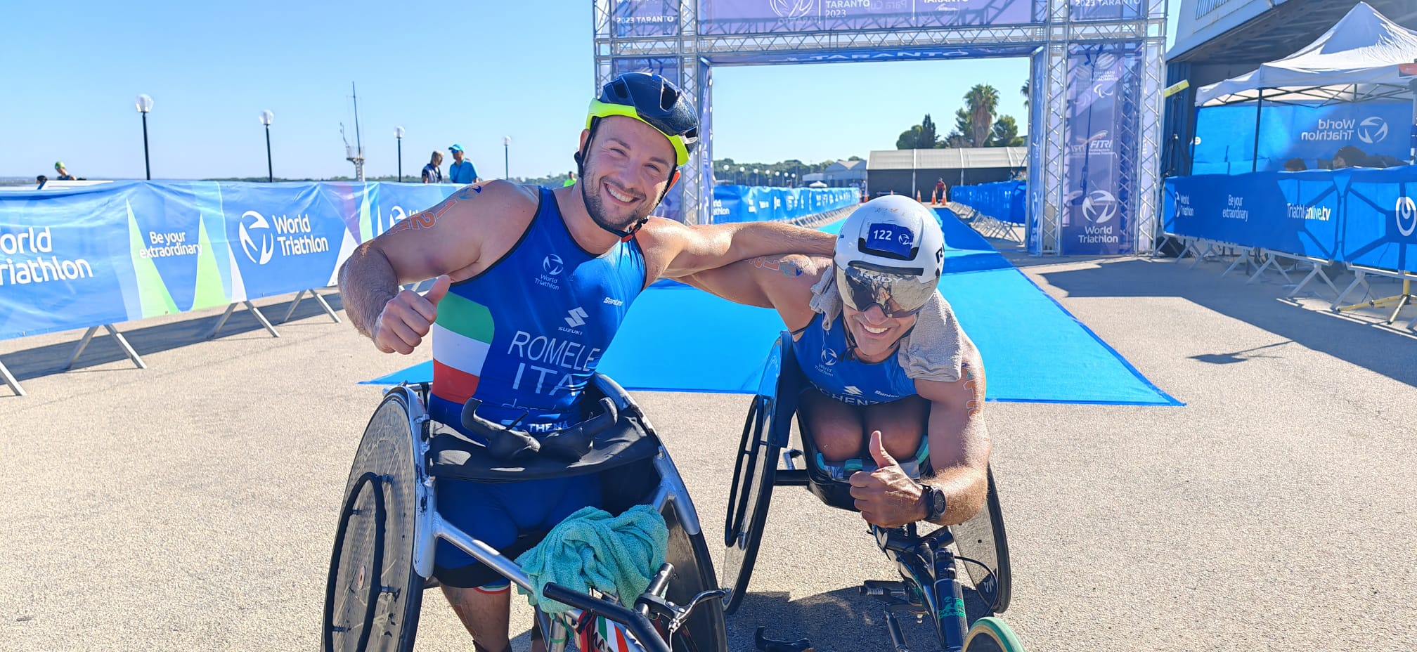 Cinque medaglie Azzurre a Taranto nella prima storica World Triathlon Para Cup 2023