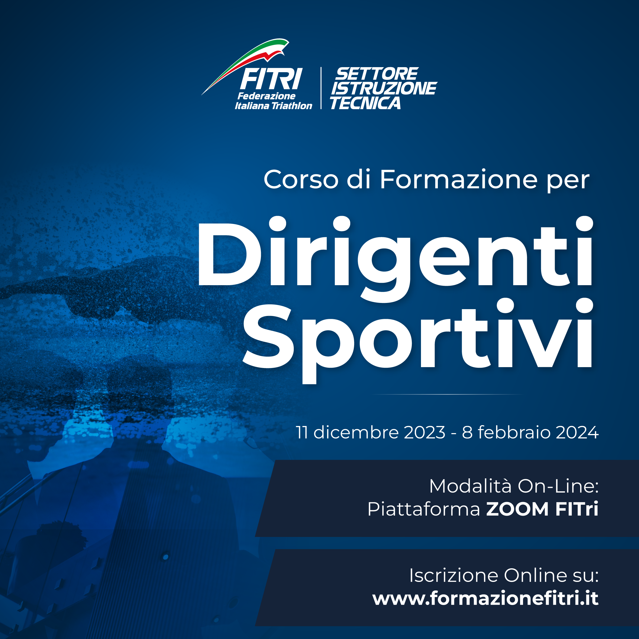 Corso per Dirigenti Sportivi, aperte le iscrizioni  