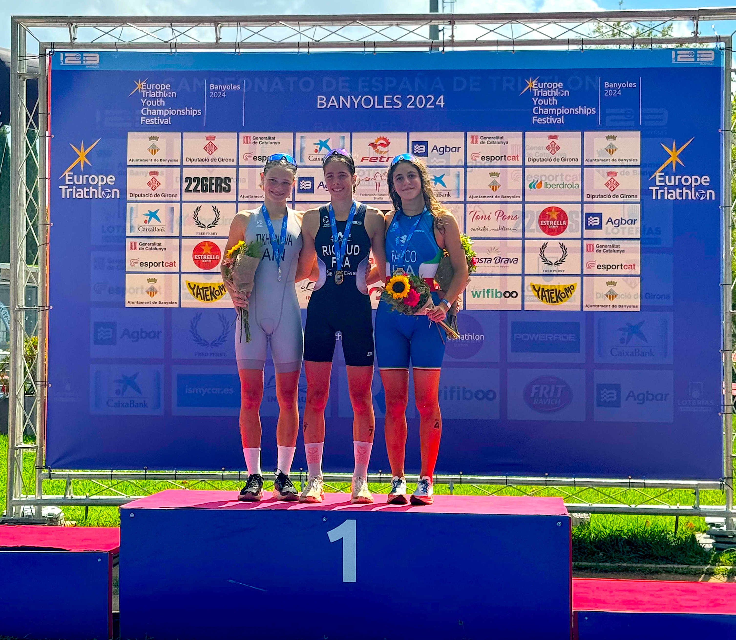 Bronzo per Vittoria Facco all'Europe Triathlon Youth Championships Festival Banyoles