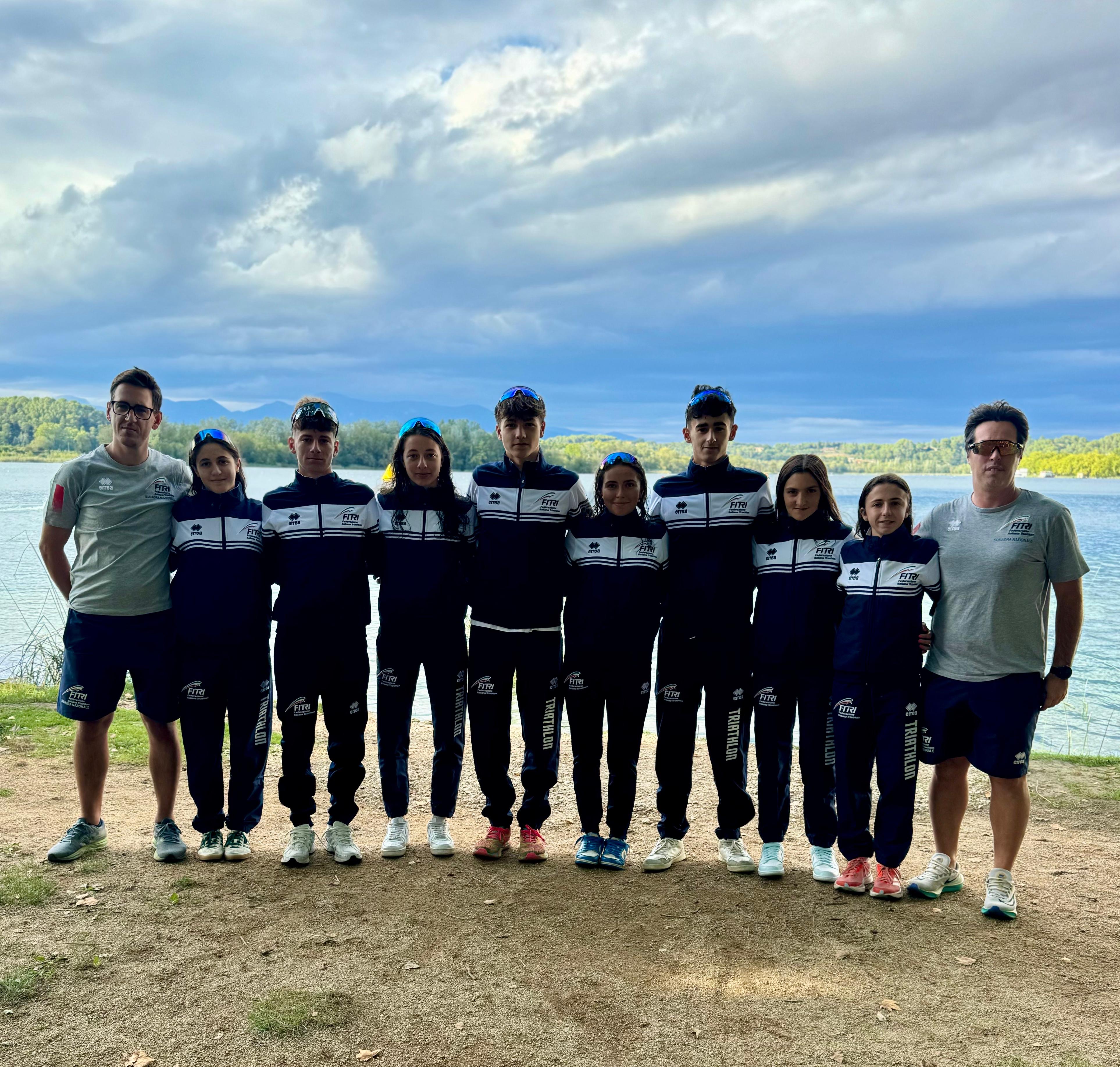 Gli azzurri in finale nell'Europe Triathlon Youth Festival Banyoles 2024