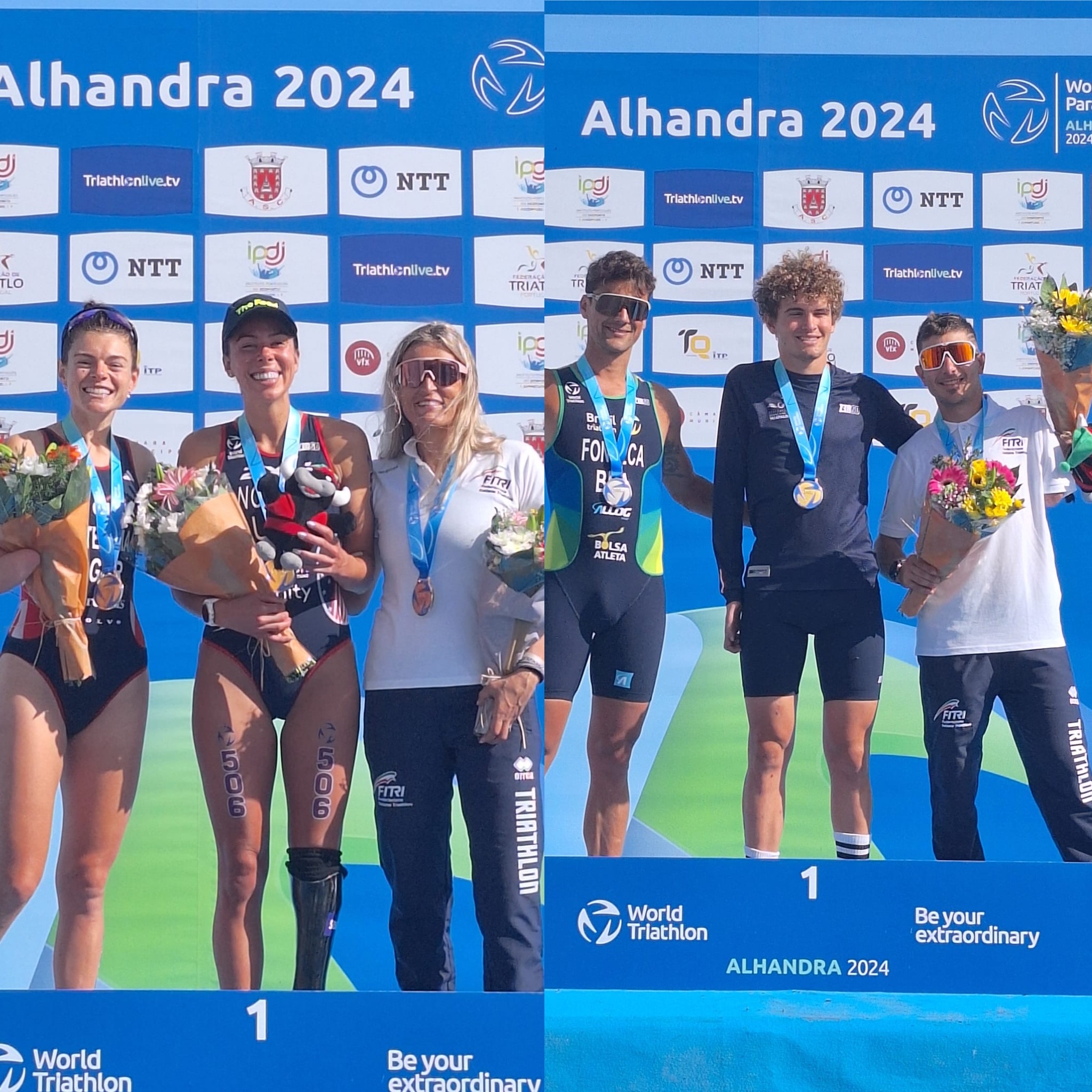 Alla World Triathlon Para Cup Alhandra due bronzi da Carancini e Pasquazzo