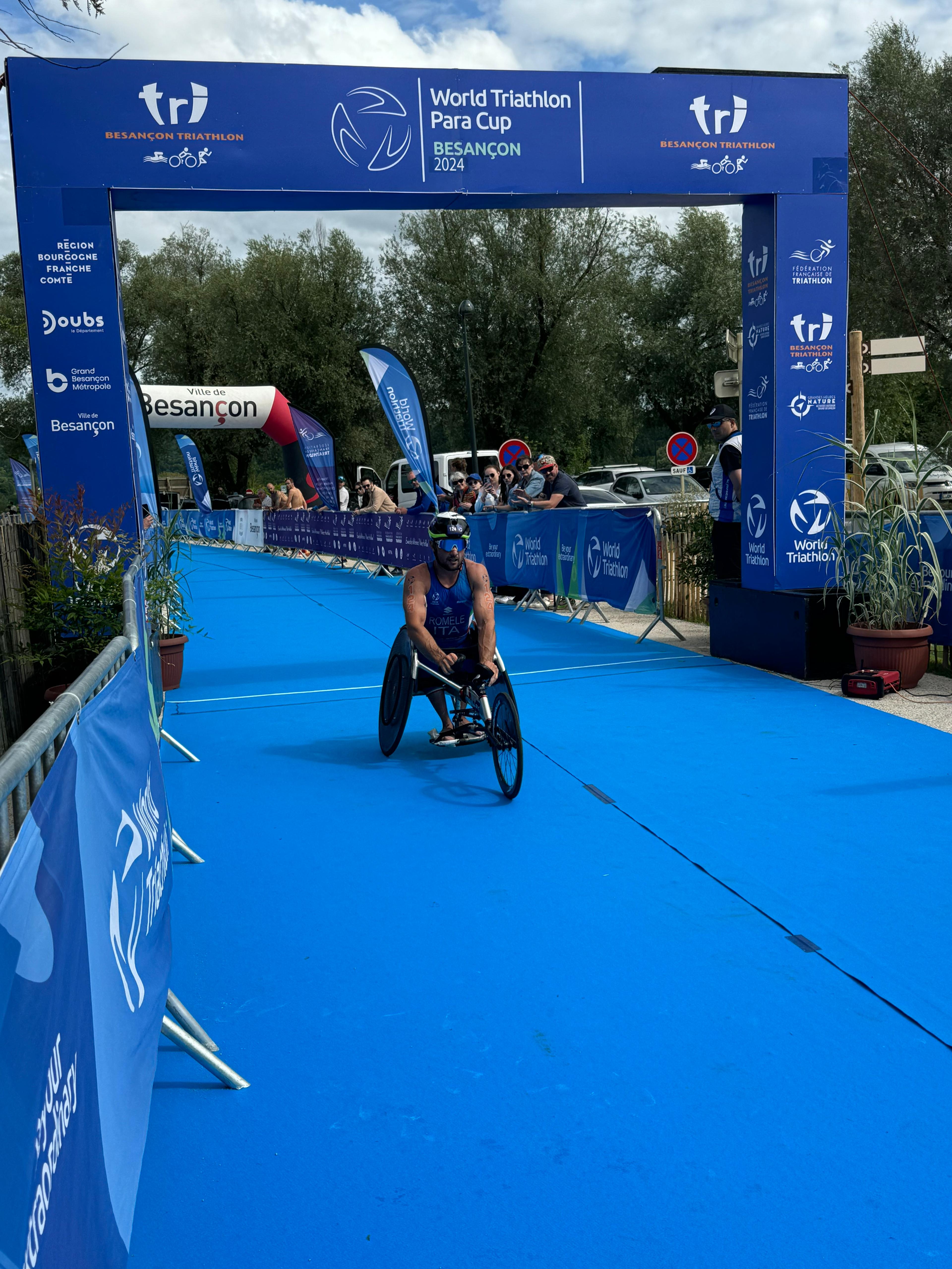 World Triathlon Para Cup Besançon: bronzo per Giuseppe Romele (PTWC)