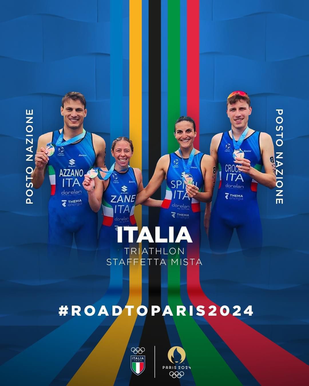 L'Italia del triathlon non si ferma: dopo la qualificazione diretta della staffetta a Parigi 2024 ora punta al terzo pass olimpico femminile