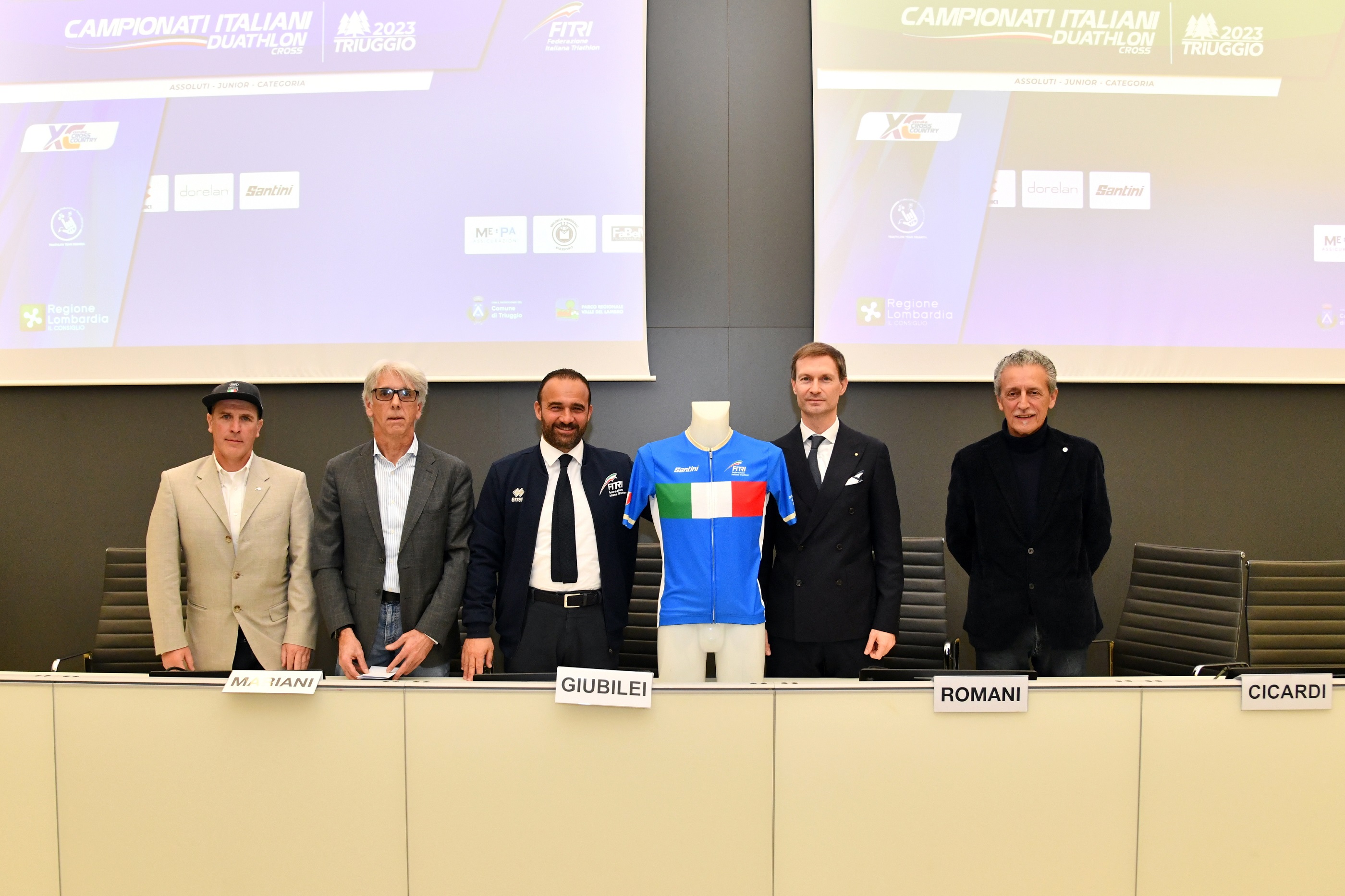A Palazzo Pirelli la conferenza stampa di presentazione del Campionato italiano di Duathlon Cross