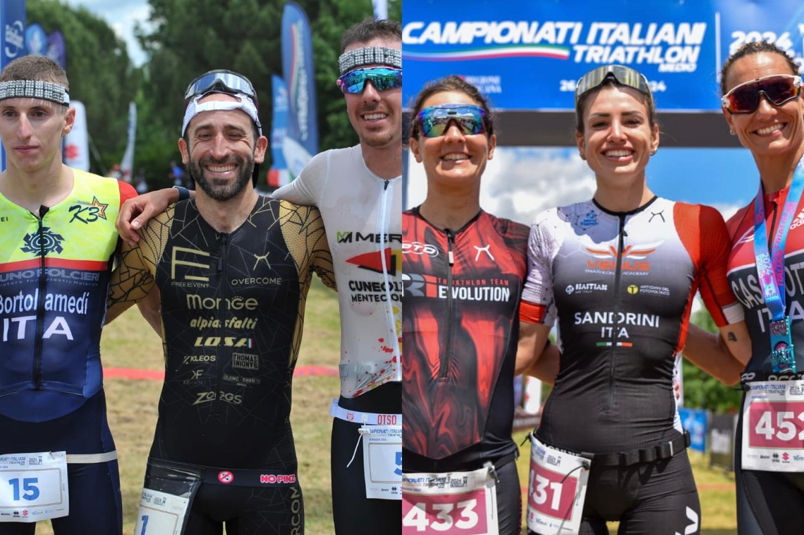Tricolori di Triathlon Medio: i nuovi campioni italiani a Barberino di Mugello
