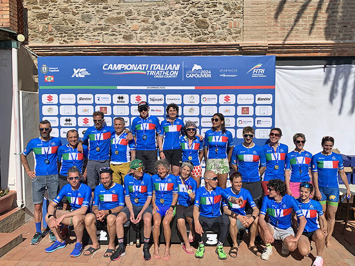 Tutti i podi di categoria ai Tricolori Triathlon Cross di Capoliveri