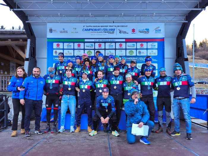 Winter Triathlon, tutti i campioni italiani di categoria