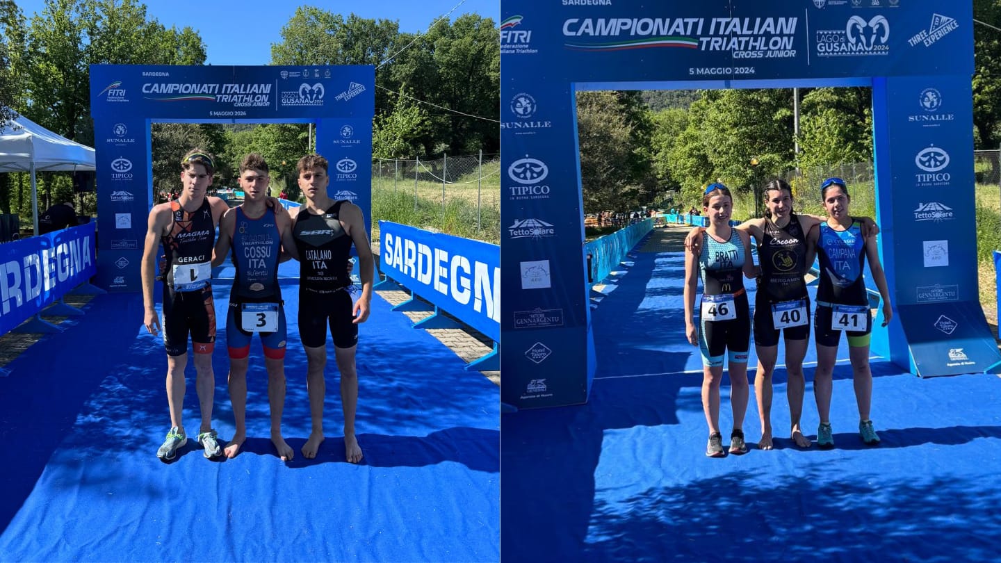 I nuovi campioni italiani Junior di Cross Triathlon