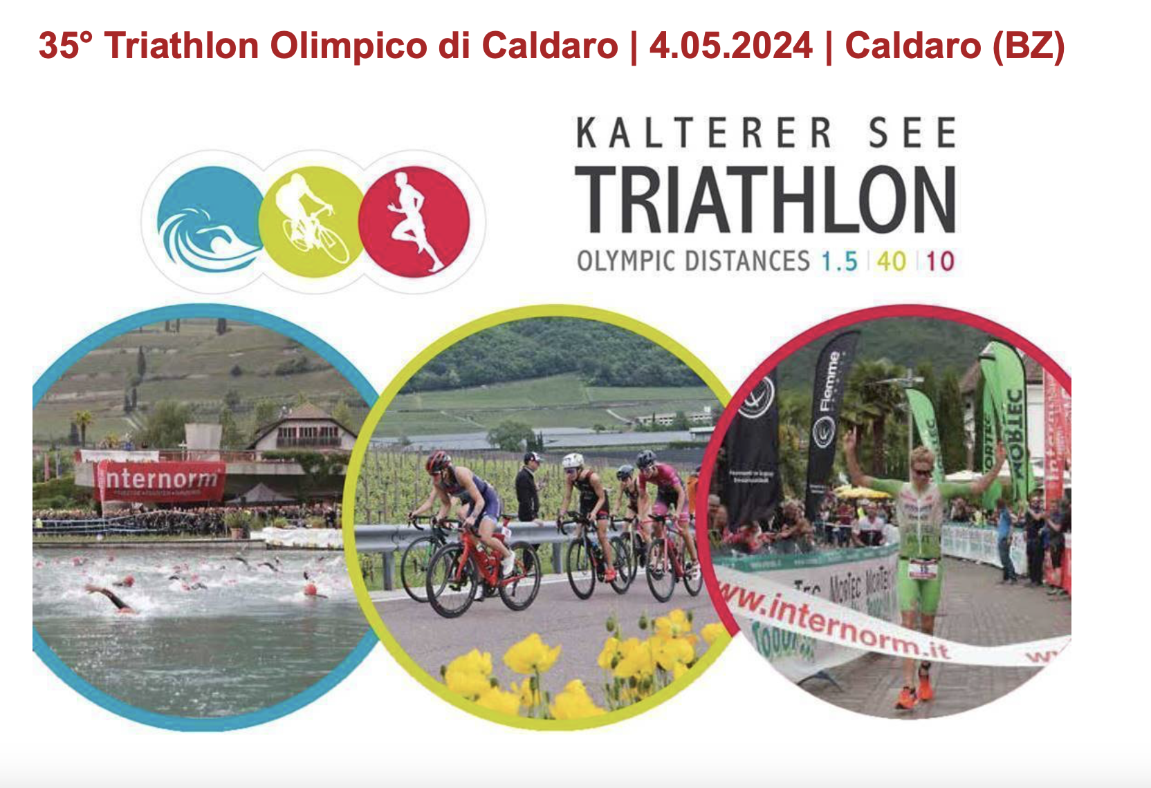 Il Triathlon del Lago di Caldaro affascina 