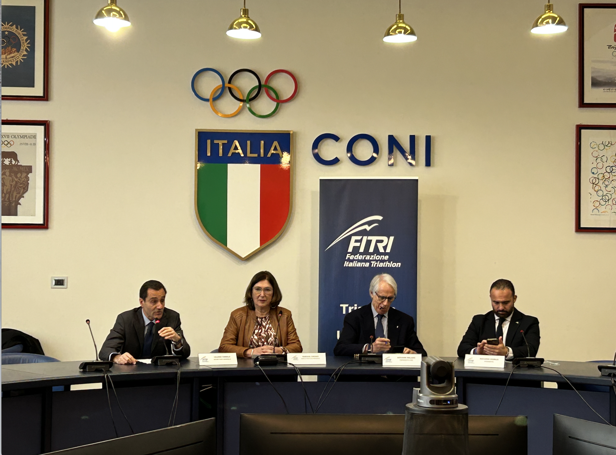 Al Coni la conferenza stampa di presentazione dei Mondiali di Winter Triathlon 2024
