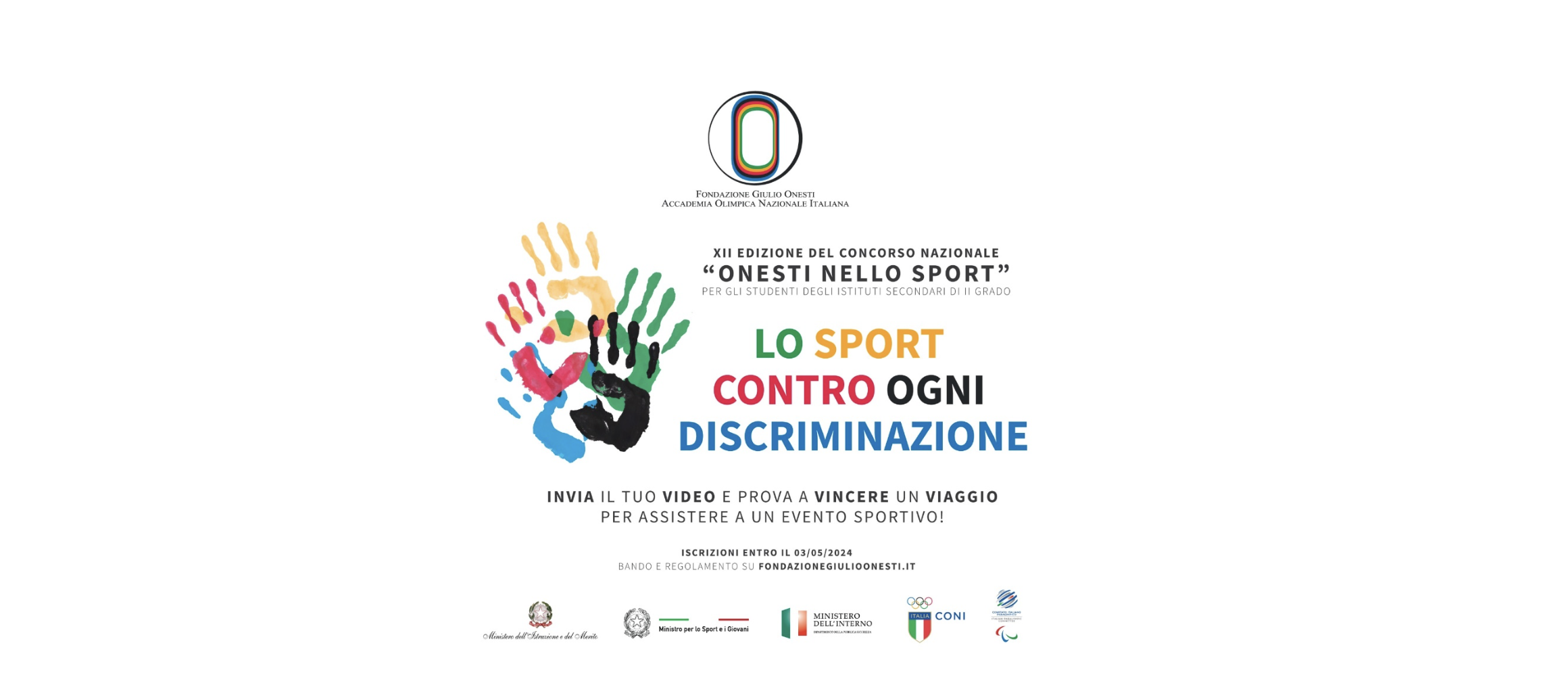 Parte la XII edizione del concorso "Onesti nello sport"