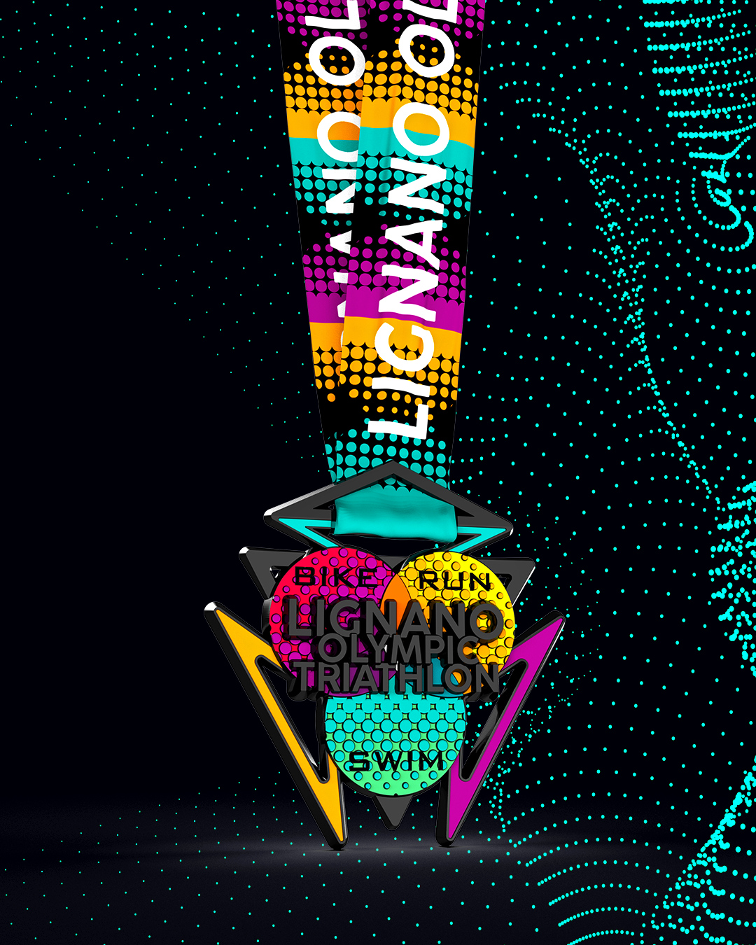 Lignano Olympic &  Sprint Triathlon, la Maglia e la Medaglia Finisher!