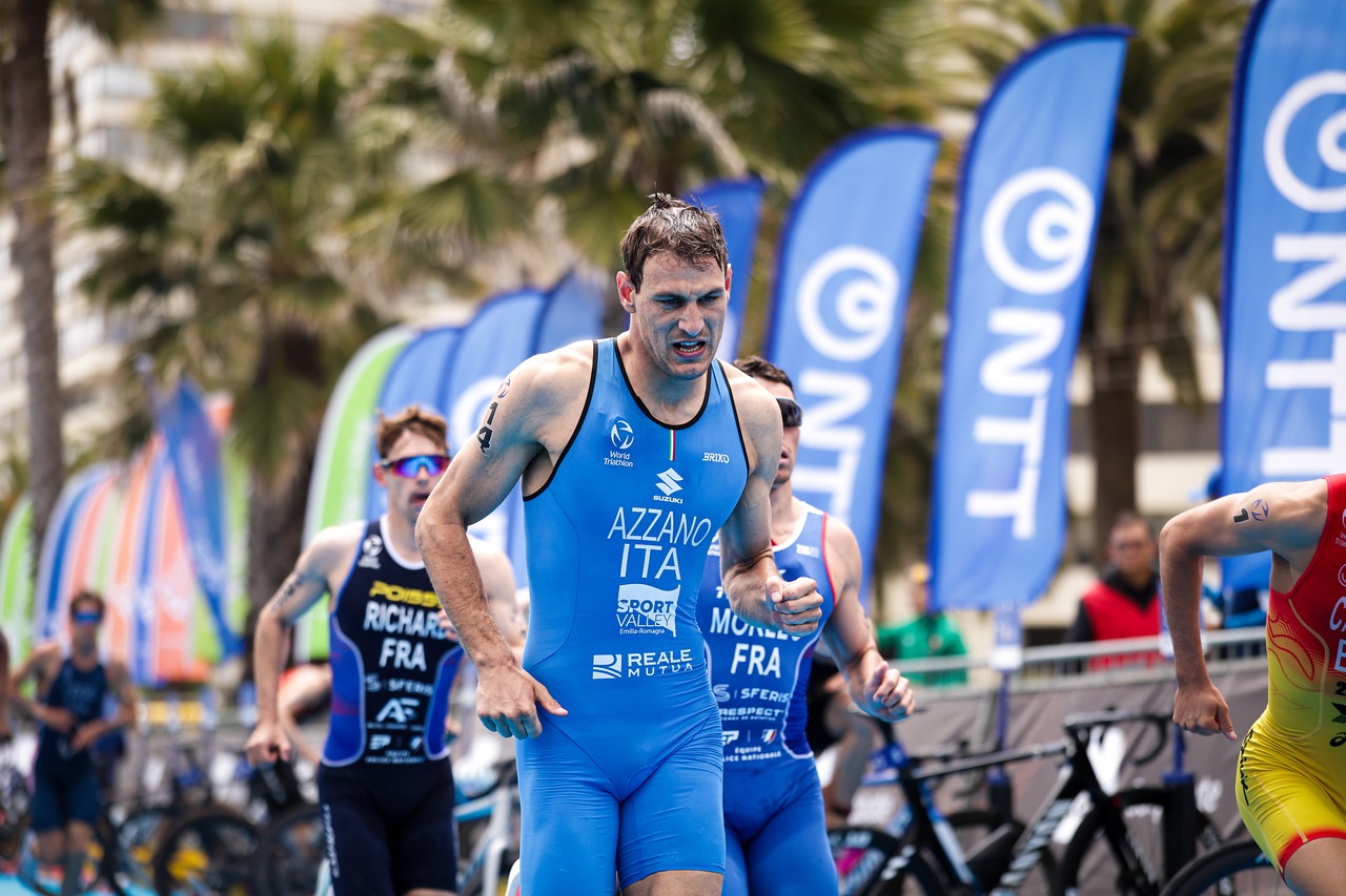 I risultati degli azzurri alla World Triathlon Cup di Vina del Mar: Azzano chiude in top ten 