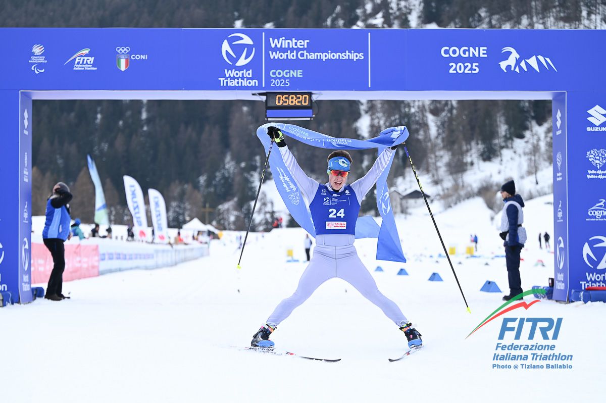 Incoronati a Cogne i nuovi campioni mondiali di Winter Triathlon