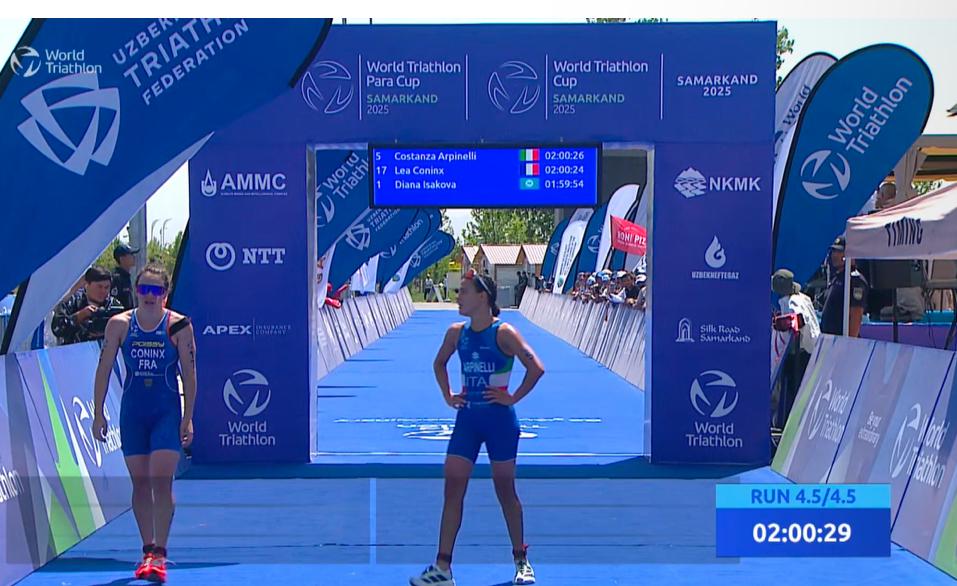 World Triathlon Cup Samarkand: bronzo per Costanza Arpinelli 